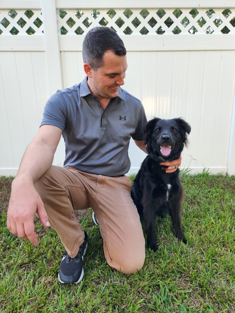 Greg Wilson & his dog Merlin!